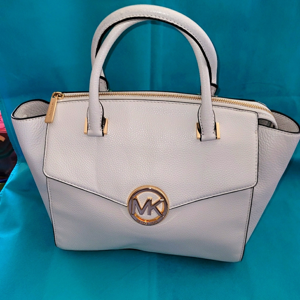 Michael Kors Hudson LG Satchel Vanilla